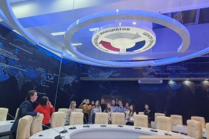 29 декабря 2022 года. Юридический факультет МГУ с экскурсией посетили ученики и педагоги МБОУ «Школа №100» города Донецка.  Школьники также посетили «Центр нотариального права».